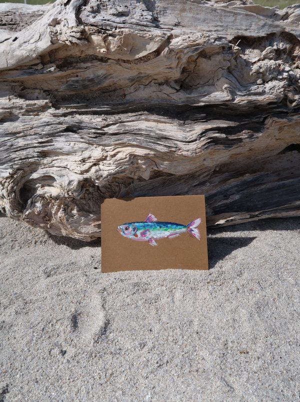 Sardine n°2, pastel gras – Image 2