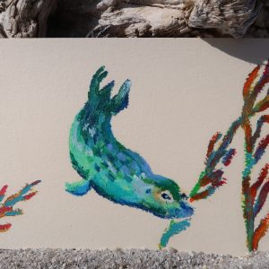 Phoque, pastel gras