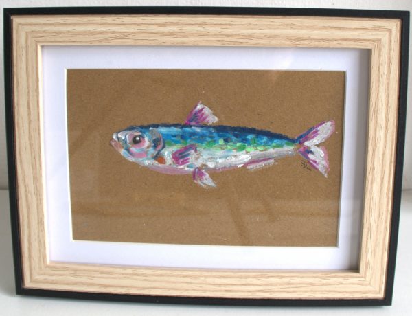 Sardine n°2, pastel gras – Image 4