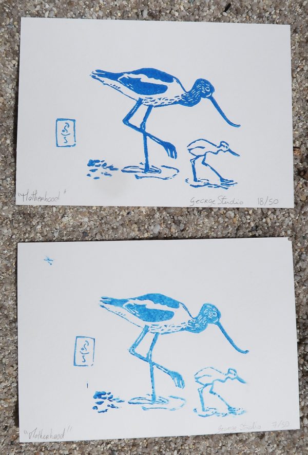 Motherhood, linogravure – Image 3